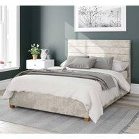Aspire Beds Ottoman - Hor Ln - Mirazzi Velvet - Pearl - 50