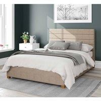 Aspire Beds Ottoman - Hor Ln - Malham Weave - Mink - 60