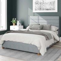 Aspire Beds Ottoman - Hor Ln - Malham Weave - Sky - 60
