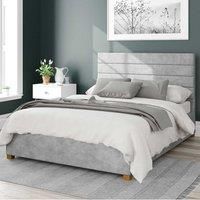 Aspire Beds Ottoman - Hor Ln - Kimiyo Linen - Silver - 40