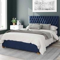 Aspire Beds Ottoman - 48 Diamond - Plush Velvet - Navy - 50