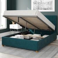 Grant Upholstered Ottoman Storage Bed, Plush Velvet Fabric