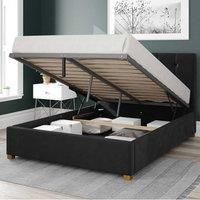 Hepburn Upholstered Ottoman Storage Bed, Plush Velvet Fabric
