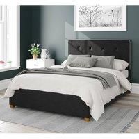 Presley Upholstered Ottoman Storage Bed, Plush Velvet Fabric
