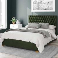 Nightingale Upholstered Ottoman Storage Bed, Plush Velvet Fabric