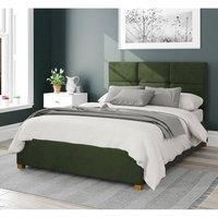Caine Upholstered Ottoman Storage Bed, Plush Velvet Fabric
