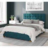 Sinatra Upholstered Ottoman Storage Bed, Plush Velvet Fabric