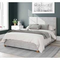 Garland Upholstered Ottoman Storage Bed, Pure Pastel Cotton Fabric