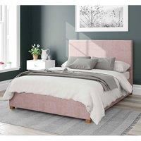 Garland Upholstered Ottoman Storage Bed, Pure Pastel Cotton Fabric