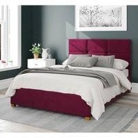 Caine Upholstered Ottoman Storage Bed, Plush Velvet Fabric