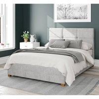 Caine Upholstered Ottoman Storage Bed, Pure Pastel Cotton Fabric