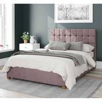 Sinatra Upholstered Ottoman Storage Bed, Plush Velvet Fabric