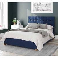 Sinatra Upholstered Ottoman Storage Bed, Plush Velvet Fabric