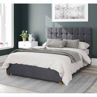 Sinatra Upholstered Ottoman Storage Bed, Plush Velvet Fabric
