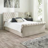 Aspire Furniture Chessington Ottoman Sleigh Bed Natural - Single