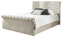 Aspire Chesterfield Superking Ottoman Bed Frame - Natural