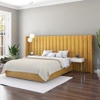 Aspire Furniture Aspire Grandeur Headboard In Plush Ochre
