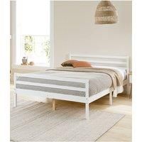 Aspire Furniture Alpine Bed Frame In White Finish