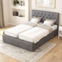 Olivier Plush Velvet Adjustable Bed