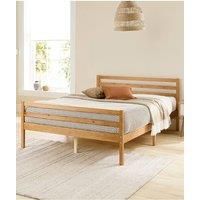 Aspire Furniture Alpine Bed Frame In Natural Finish