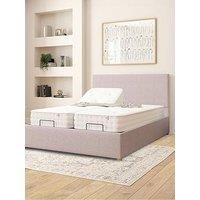 Aspire Garland Grey Linen Adjustable Bed & Matress - Super King - Super King