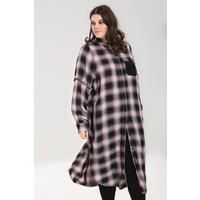 Hell Bunny Hayley Shirt Dress Pink