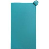 Mountain Warehouse Large Microfibre Travel Towel 130x70cm - Extra Absorbent, Quick Dry, Lightweight, Soft Texture - Ideal For Summer, Yoga, Camping, Beach & Sports Towel Teal