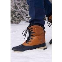 Mountain Warehouse Mens Waterproof Snow Boots Walking Hiking Lined Snowboots