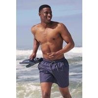 Mountain Warehouse Aruba Mens Swim Shorts - Fast Dry Swimming Trunks, Lightweight Board Shorts, Adjustable Draw Cord Beach Short Pants - Ideal for Holidays & Outdoors Dark Blue XL