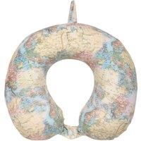 Mountain Warehouse Memory Foam Travel Pillow - Soft Neck Pillow, Compact Neck Support - For Summer Brown