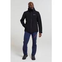Mountain Warehouse Mens Covert Jacket Waterproof Breathable Rain Hoodie Coat