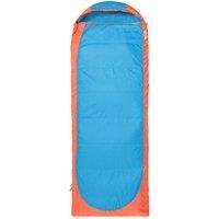 Mountain Warehouse Microlite 500 Square Sleeping Bag - 2/3 Season Camping Bag with Inner Pocket - For Spring Summer, Festivals & Outdoors Orange Mix Left Handed Zip - Regular Length (200cm)