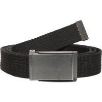 Mountain Warehouse Mens Canvas Belt - Durable Fabric, Casual - Best for Travelling, Outdoors, Camping, Hiking Black