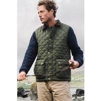 Mountain Warehouse HINTER Berwick Mens Quilted Padded Gilet Khaki XS