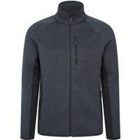 Mountain Warehouse Mens Treston Full Zip Fleece Anti Pill Stretchy Winter Jumper