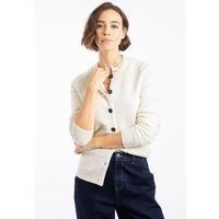 Weird Fish Women's Hayley Knitted Cardigan in Ivory | Size: 8