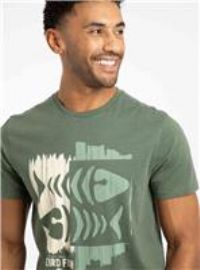 Weird Fish Double Fish Front Print Eco Graphic T-Shirt
