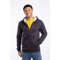 Weird Fish Men's Camborne Borg Lined Full Zip Hoodie in Midnight | Size: 4XL