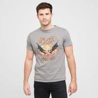 Weird Fish Batclam Organic Cotton Artist T-Shirt Frost Grey Size L
