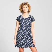Weird Fish Monsanto Organic Cotton Printed Stretch Tunic Navy Size 8