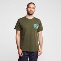 Weird Fish Men's Lawn To Be Wild Organic T-Shirt, Green