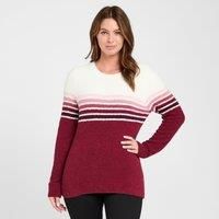 Weird Fish Briana Cosy Knit Jumper Mulberry Size 22