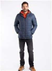 Weird Fish Flete Recycled Lightweight Showerproof Padded Jacket Navy Size S