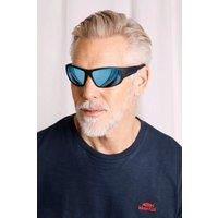 Weird Fish Fromme Wraparound Sunglasses Ocean Blue Size ONE