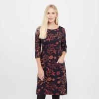Weird Fish Starshine Organic Cotton Jersey Dress Nightshade Size 8