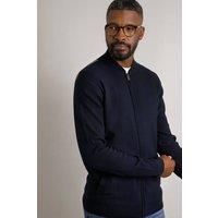 Carter Knitted Full Zip Bomber Jacket