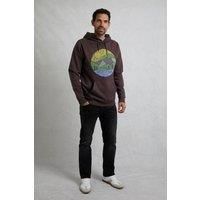 Weird Fish Bryant Front Print Graphic Popover Hoodie