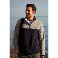 Tristan 1/4 Zip Colour Block Microfleece
