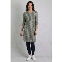Weird Fish Moondust Organic Cotton Printed Jersey Dress