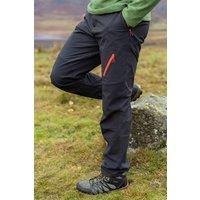 Mountain Warehouse Mens Forest Trekking Trouser Built in Belt Waterproof Pants
